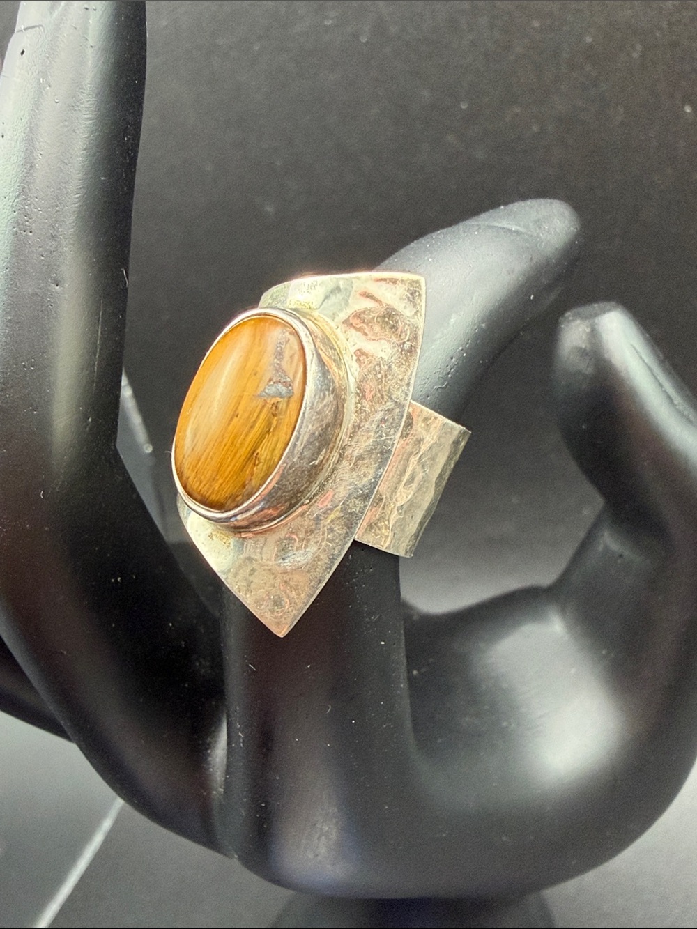 Vintage Plateria Los Ballesteros 925 Mexico Ring Size 6.25 eagle Assay #S76